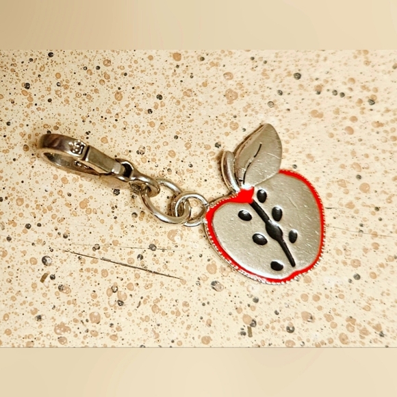 RARE Juicy Couture Fairytale Red Enchanted Apple Charm Forbidden Fruit Adam Eve - Picture 2 of 13